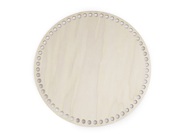 Holzboden zum Häkeln / Korbmachen Ø25 cm