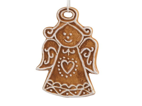 Weihnachtslebkuchen zum Dekorieren von Weihnachtsbäumen und Kränzen - Engel