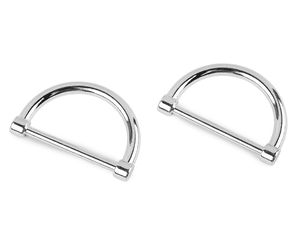 D-Ring für Textilien und Accessoires, Breite 30 mm, flach