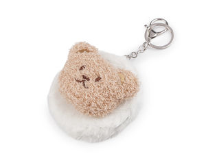 Plüschtier-Taschenspiegel & Schlüsselanhänger Taschenbaumler - Bär & Capybara