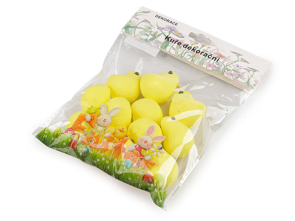 Dekoratives Styroporküken für DIY-Projekte, Frühlingskränze und kreative Workshops