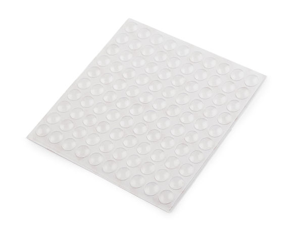 Selbstklebende Silikon-Antirutschpads 100 Stk. Ø 10 mm