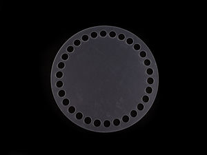 Kunststoffboden zum Häkeln / Körbeflechten Ø15 cm