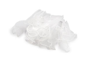Premium Plissee-Organza-Blumenmanschette - 28 cm dekorative Floristik- & Geschenkverpackung
