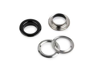 Premium-Metallösen mit Unterlegscheiben (8 mm Innen- / 13 mm Außendurchmesser) - Rostfreie Ösen für Kurzwaren und Bastelarbeiten