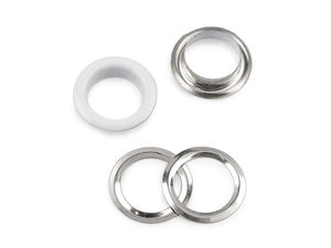 Premium rostfreie Metallösen mit Unterlegscheiben (10 mm innen / 15 mm außen) - Professionelle Kurzwarenösen