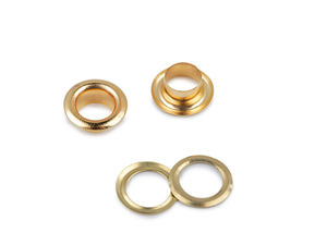 Premium rostfreie Metallösen mit Unterlegscheiben - 5 mm Innendurchmesser / 8 mm Außendurchmesser