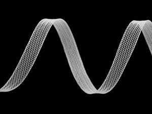 Premium 6 mm weiches Krinolineband - Diagonal gewebtes Modistenband für Fascinators & Bekleidungsverstärkung