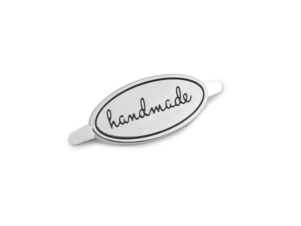 Metall-Label, handmade