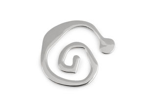 Premium-Spiral-Metalldekor für Bademode und Kleidung - flaches Zierelement