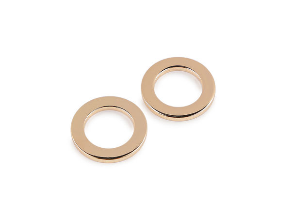 Flacher Edelstahlring für Bademode, Kleider und Accessoires - 30 mm & 36 mm