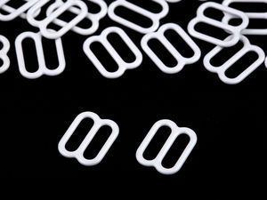 Premium-Verschlüsse und Ringe aus lackiertem Metall für Bademode & Dessous - 10 mm