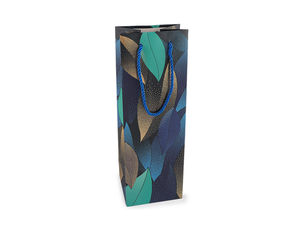 Premium Flaschen-Geschenksäckchen 12 x 35 cm - Elegantes Verpackungssäckchen für Wein- & Getränkeflaschen