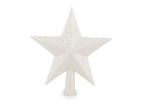 Funkelnde Christbaumspitze Stern - Festliche Weihnachtsbaum-Dekoration