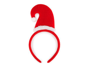 Festlicher Weihnachts-Elfen-Haarreif – Rotes Party-Accessoire & Fotobox-Requisite