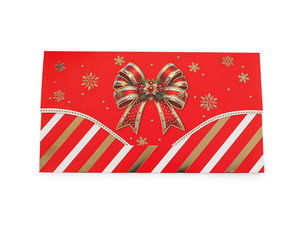 Premium Weihnachts-Geschenkumschläge aus Papier mit Metallic-Akzenten – 9 x 16 cm