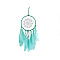 Dreamcatcher mit Spitze und Federn, 15 x 40 cm (Pack 3 Stück) - Mintgrün