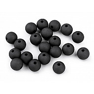 Mate Plastic Perlen, Ø10 mm (Pack 20 Stück) - Graphit