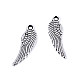 Anhänger / Charm Angel Wing, 5x17 mm (20 Stück Paket)