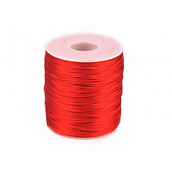 Satin, Ø1 mm (Rolle ca. 80 - 100 m) - rot