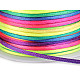 Satinschnur Regenbogen Ø2 mm - Multicolor