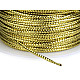 Schnur flach mit Lurex Breite 1,1 mm (rolle 50 m) - Gold hell