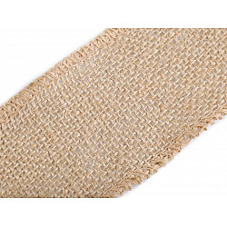 Band in Jute, Breite 60 mm (Pack 4,5 m) - Natural Ecru