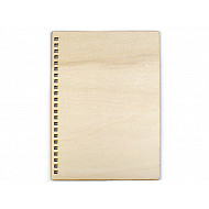 Holzabdeckungen für A5 AgendAs (Set 2 PCs) - Holz Natur