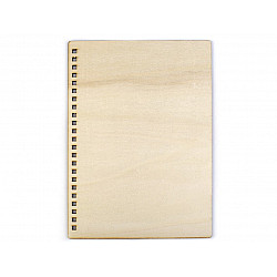 Holzabdeckungen für A5 AgendAs (Set 2 PCs) - Holz Natur