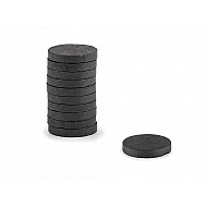 Runder Magnet, Ø18 mm (20-teiliges Paket) - Anthrazit