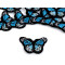 Thermische Anwendung, kleiner Schmetterling (Pack 10 Stück) - Bleu Turquoise