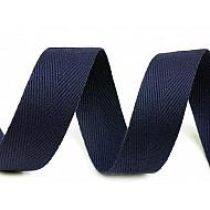 Köperband Breite 20 mm - Navy blau