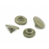 Klammern Durchmesser 12 mm (Pack 50 Sätze) - grüner Khaki