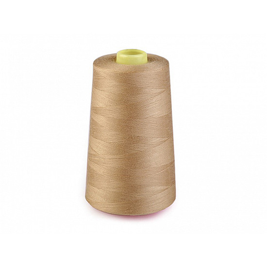 Nähgarn Polyester 5000 yards PES 40/2, Beige