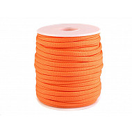 Fallschirmschnur / Polyesterschnur Ø4 mm (rolle 25 m) - orange