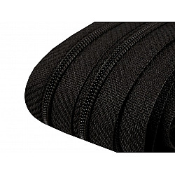 Reißverschluss spiralförmig 3 mm für Zipper Art POL, Schwarz