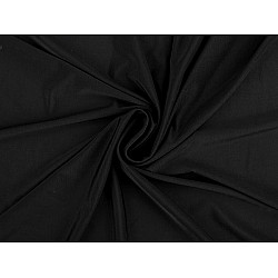 Strickstoff aus Polyester, Schwarz