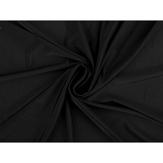 Strickstoff aus Polyester, Schwarz