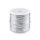 Schnur flach mit Lurex Breite 2 mm (rolle 30 m) - Silber