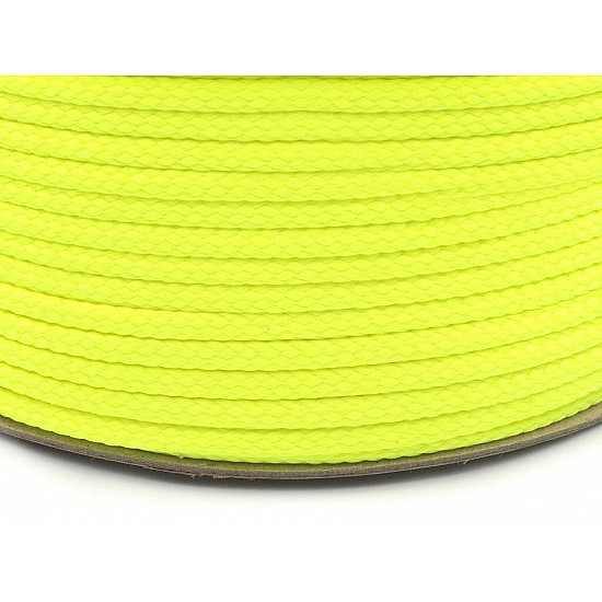 Polyesterschnur Ø4 mm (rolle 100 m) - gelb - neon