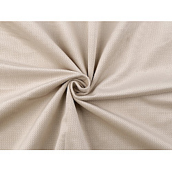 Velvet Uni strukturiert, bei Meter - Beige Sand