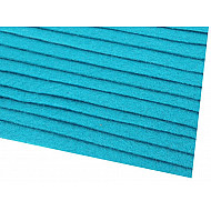 Blätter Filz, 20x30 cm, 166 g / m², 2 Stück - intensives blau