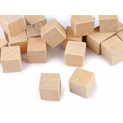 Cube Wood Nature, 1,5 x 1,5 x 1,5 cm (Pack 20 PC)