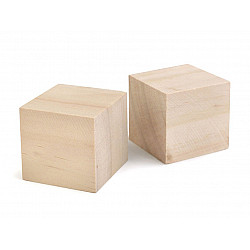 Cub Wood Nature, 4x4x4 cm (Pack 10 PC)