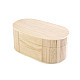 Wood Oval Box - 8,5 x 15 x 6,5 cm