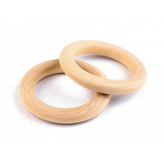 Holzringe, Ø33 mm (Pack 10 Stück) - offene Natur