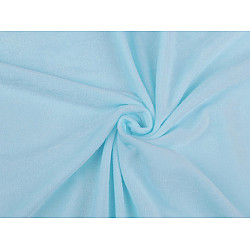 MicroPlush / Soft Fleece Minky, bei Meter - hellblau