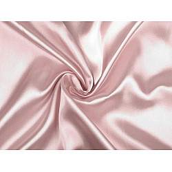 Satin elastisch zu Meter - altes Rosa offen