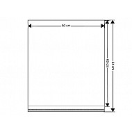 Cellophanbeutel mit Klebestreifen 50x60 cm (Packung 100 Stück)