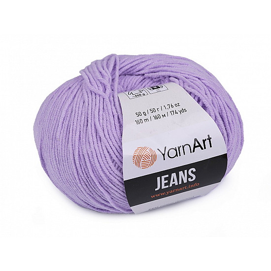 Strickgarn Gina / Jeans 50 g - hellviolett